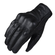Sheepskin leather touchscreen riding gloves, view 5 - MRSLM