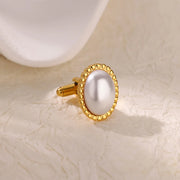 Pearl cufflinks for men, view 7 - MRSLM