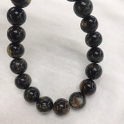 black gold lepidolite bracelet, view 2 - MRSLM