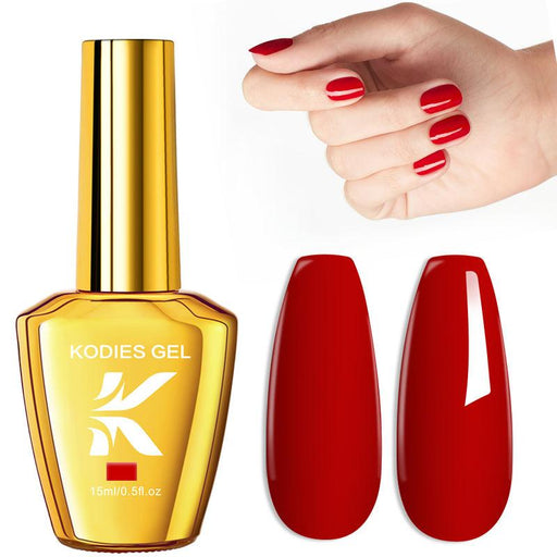 red gel nail polish - MRSLM