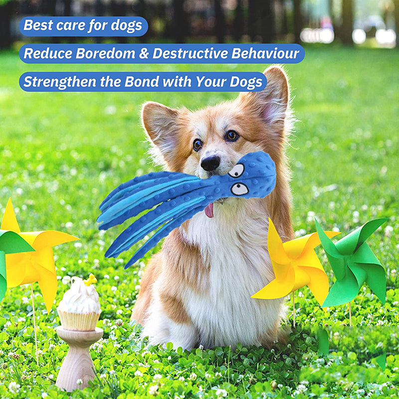 octopus chew toy for dogs, view 6 - MRSLM