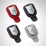leather alloy car visor clip for sunglasses - MRSLM