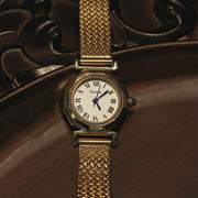 Women's retro gold steel watch, view 3 - MRSLM