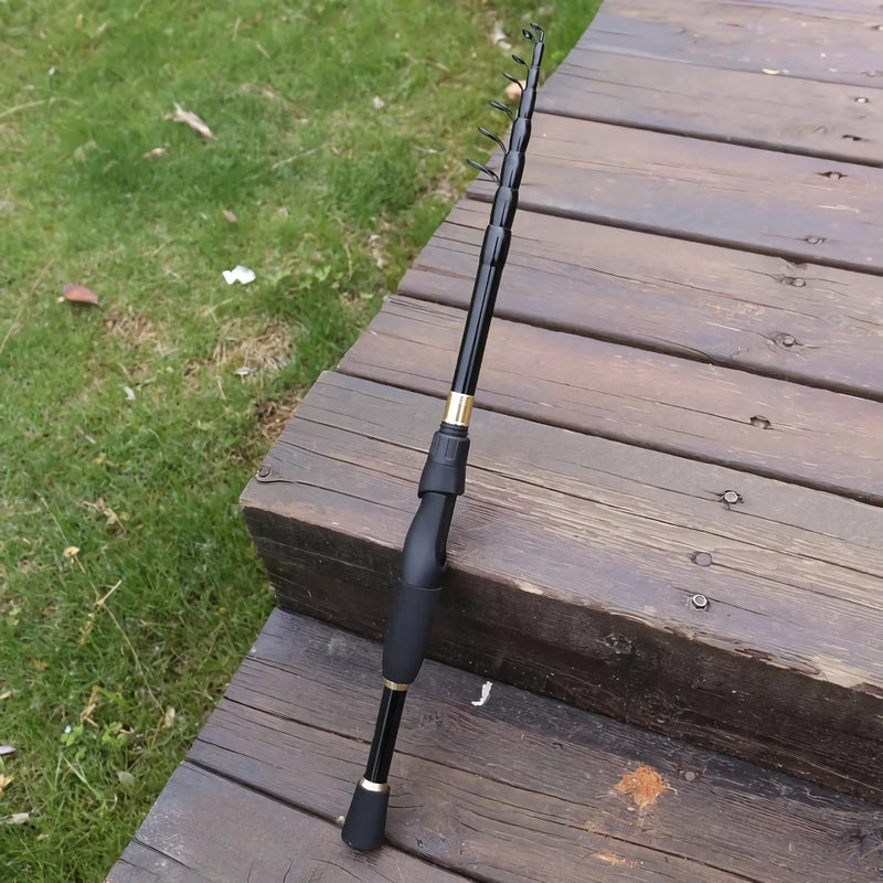 ultralight telescopic spinning fishing rod, view 5 - MRSLM