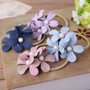 fashion floral elastic hair rope, view 7 - MRSLM