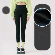 Double cross high waist winter thick leggings, view 6 - MRSLM