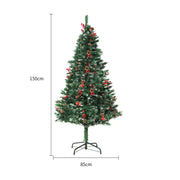 pvc snowfall christmas tree, view 3 - MRSLM