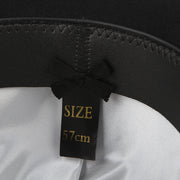 feather bowler wool top hat, view 3 - MRSLM