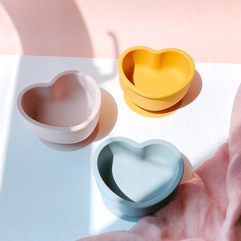 silicone baby feeding bowl with suction base - MRSLM