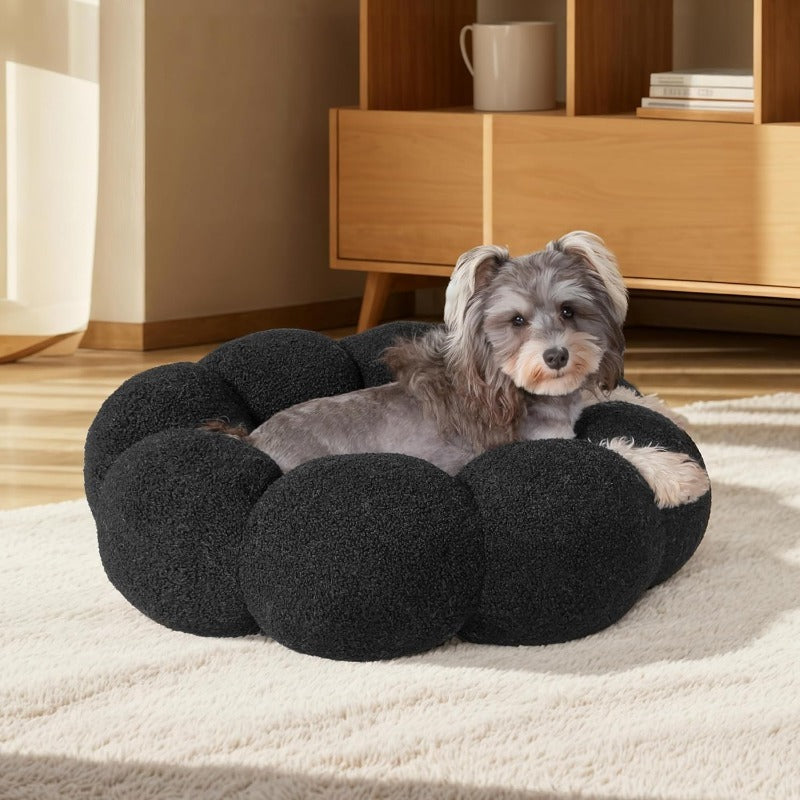 calming flower dog bed, view 2 - MRSLM