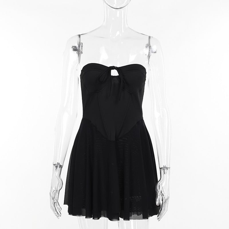 tube top A-line dress, view 6 - MRSLM