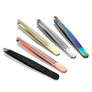 rainbow stainless steel eyebrow tweezers, view 10 - MRSLM