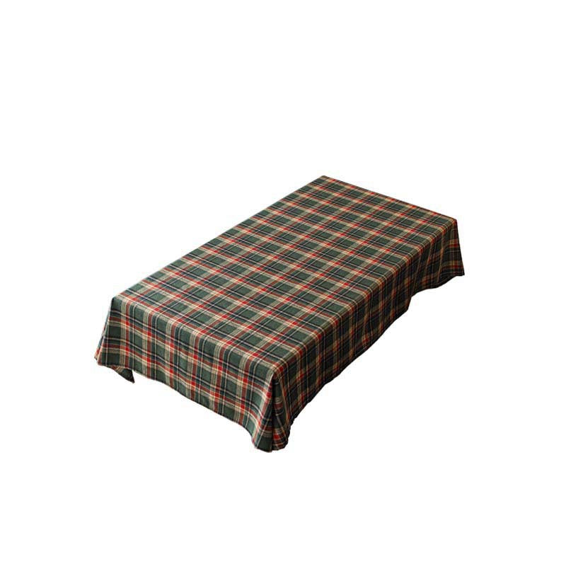 Christmas plaid tablecloth, view 7 - MRSLM