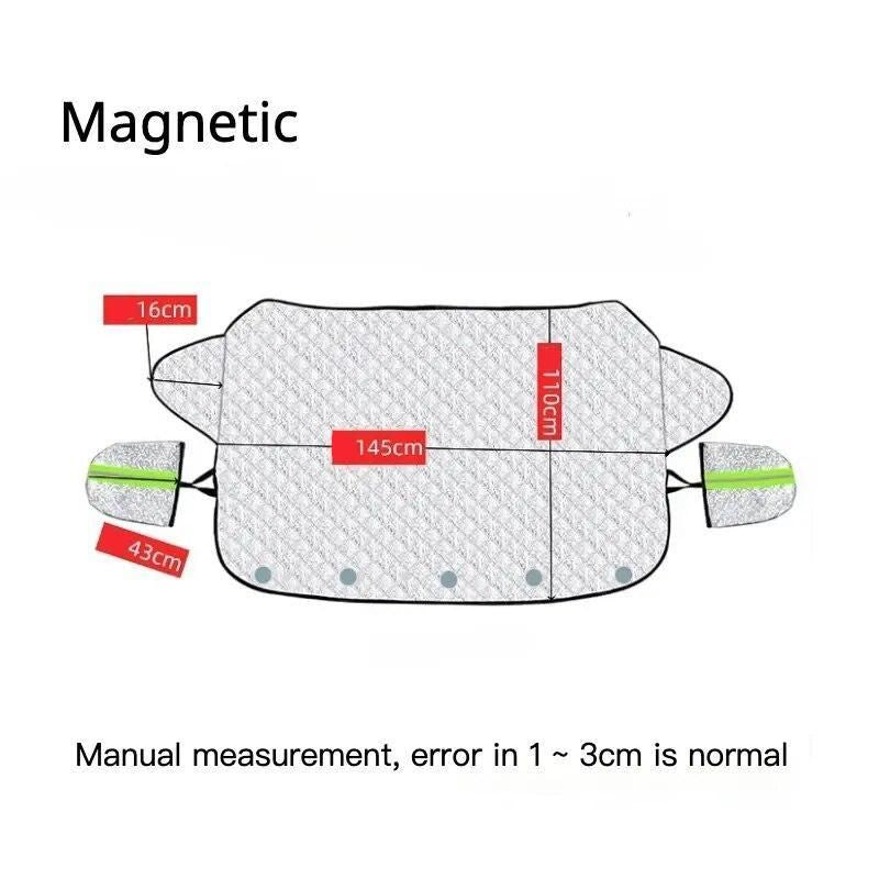 Magnetic car windshield cover, view 4 - MRSLM
