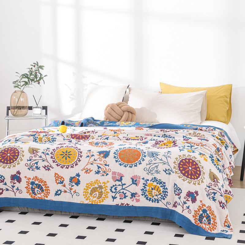 cotton gauze towel blanket, view 5 - MRSLM