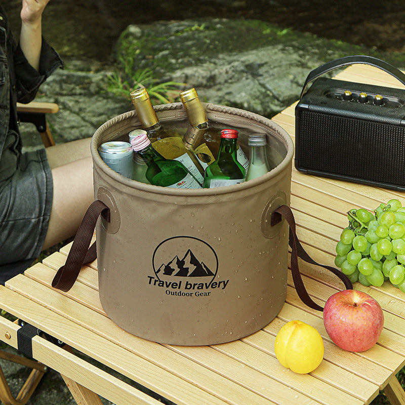 portable folding bucket, view 8 - MRSLM