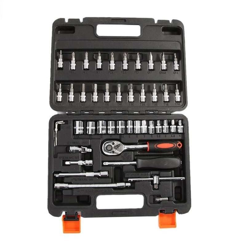 46-piece socket wrench set, view 2 - MRSLM