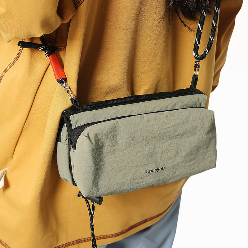 nylon crossbody phone bag, view 6 - MRSLM