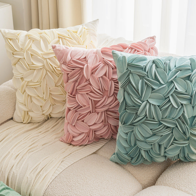 velvet decorative pillowcase, view 3 - MRSLM