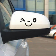 smiley face reflective car mirror stickers, view 6 - MRSLM