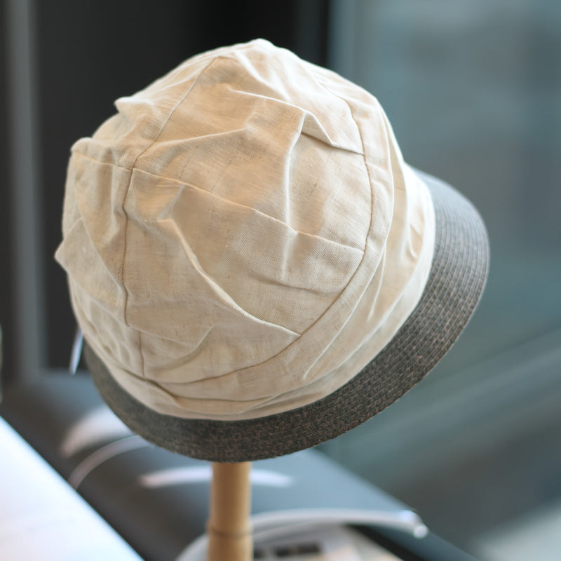 woven cotton linen sun hat for women, view 2 - MRSLM