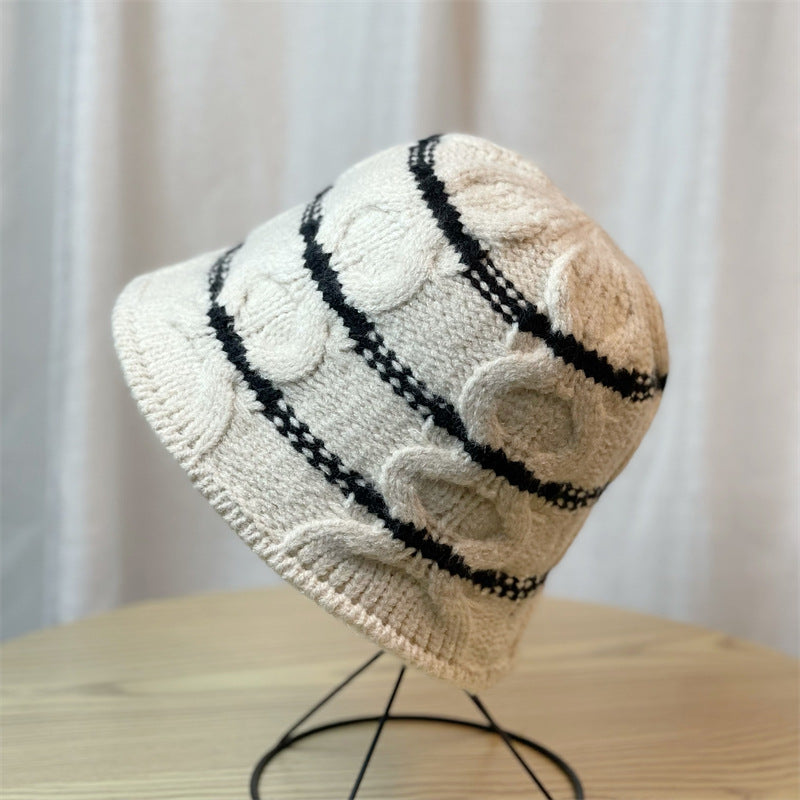 knitted bucket hat for women, view 10 - MRSLM