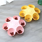 6-in-1 flower shape pet bowl, view 5 - MRSLM