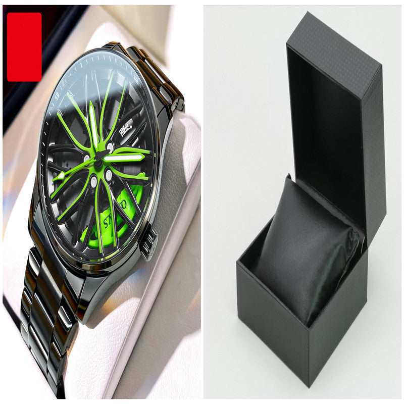 Men's hollowed-out quartz watch, view 7 - MRSLM