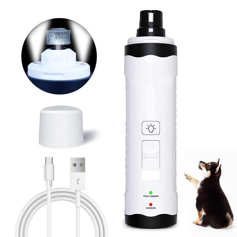 usb rechargeable pet nail grinder, view 2 - MRSLM