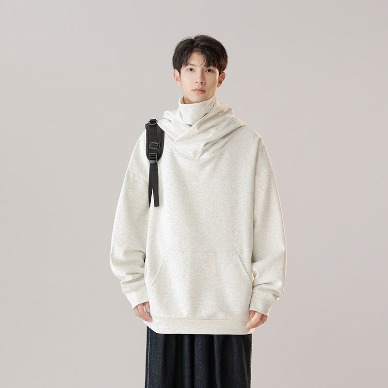 hooded turtleneck workwear sweater, view 5 - MRSLM
