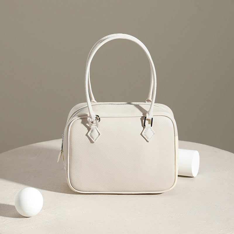 leather mini shoulder bag, view 6 - MRSLM