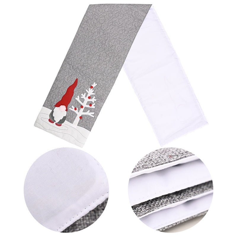 Christmas gnome table runner, view 6 - MRSLM