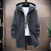 Men's fleece-lined hooded sweater jacket, view 4 - MRSLM