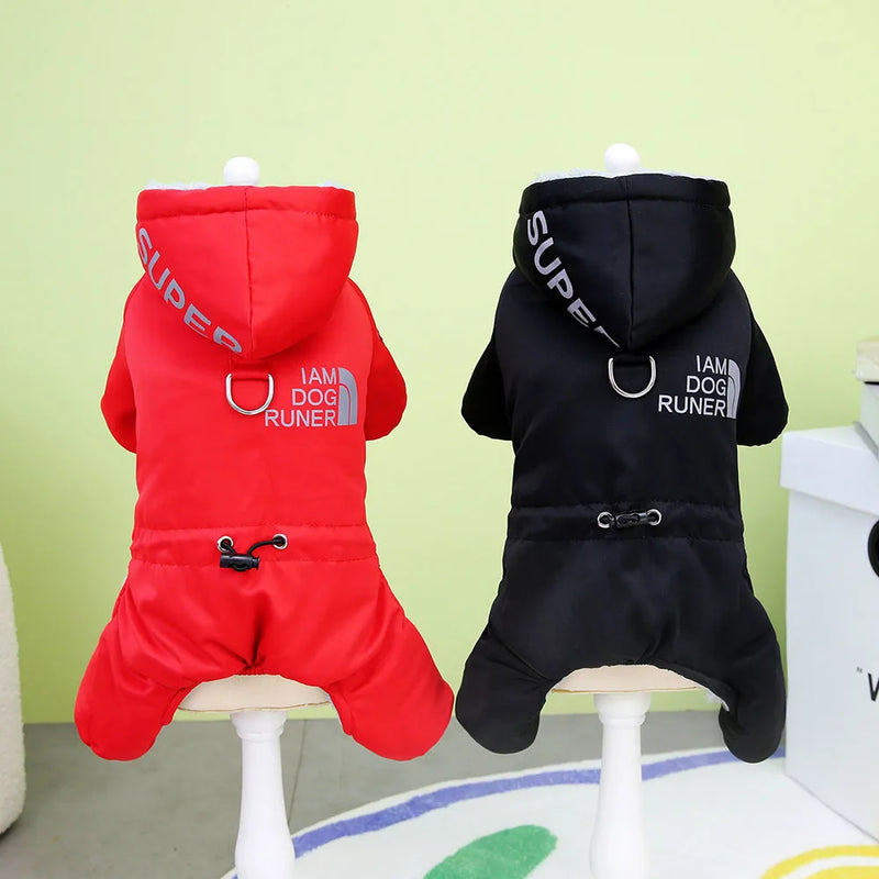winter coat for small dogs and puppies, view 7 - MRSLM