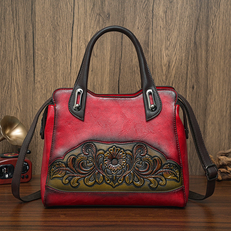 embossed retro crossbody bag for women, view 12 - MRSLM