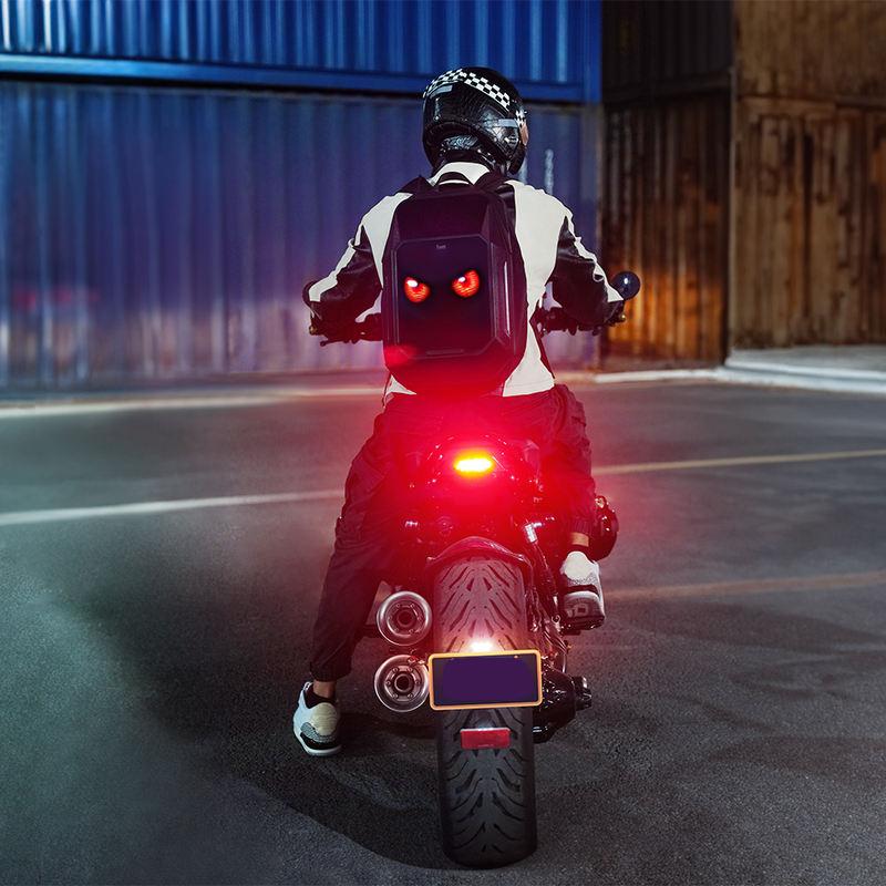 LED pixel display sling backpack, view 5 - MRSLM