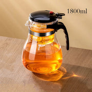 glass teapot with infuser, view 4 - MRSLM
