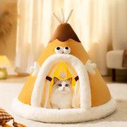 Autumn and winter cat tent, view 6 - MRSLM