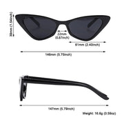 vintage cat eye sunglasses, view 15 - MRSLM