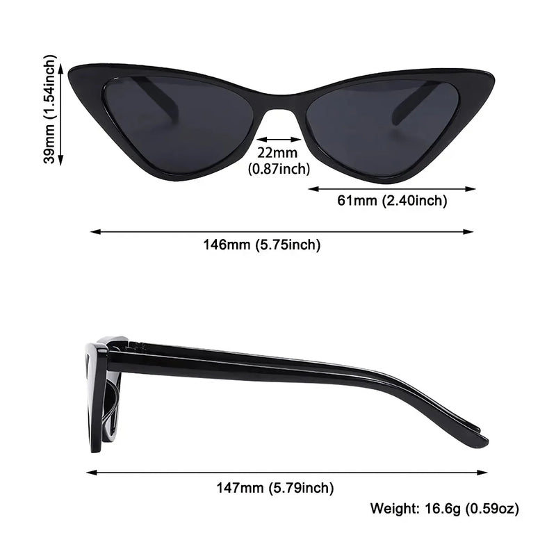 vintage cat eye sunglasses, view 15 - MRSLM