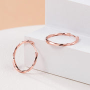 s925 silver hoop earrings, view 8 - MRSLM