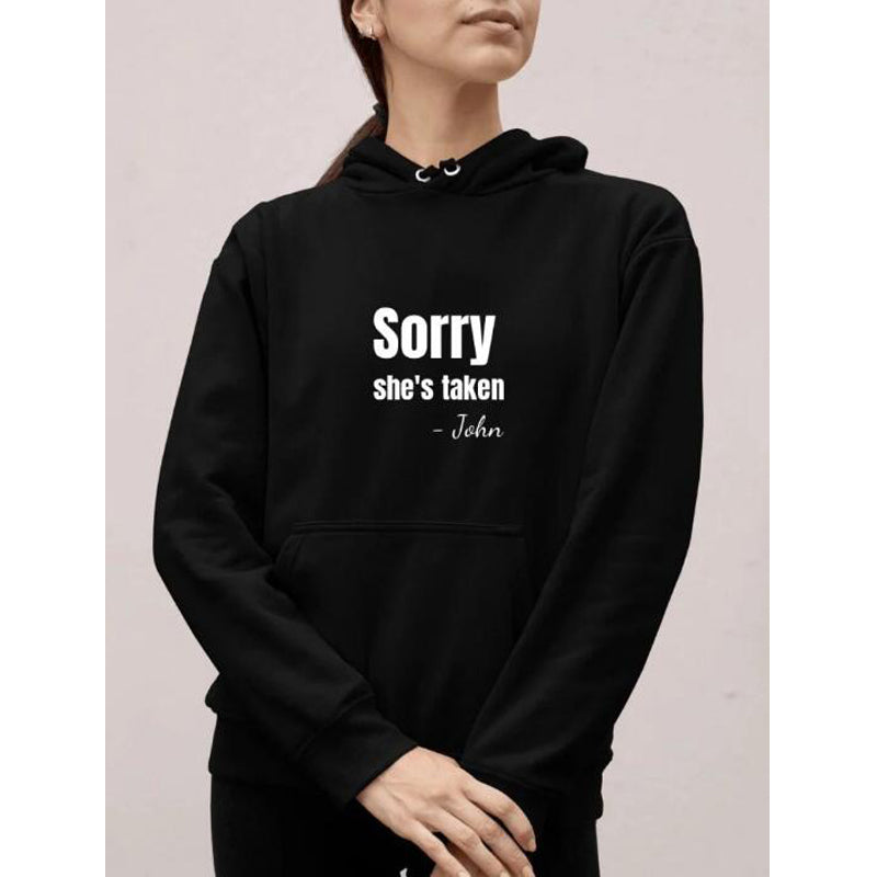 loose printed slouchy hoodie black, view 2 - MRSLM