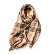 Winter plaid scarf for women, view 7 - MRSLM