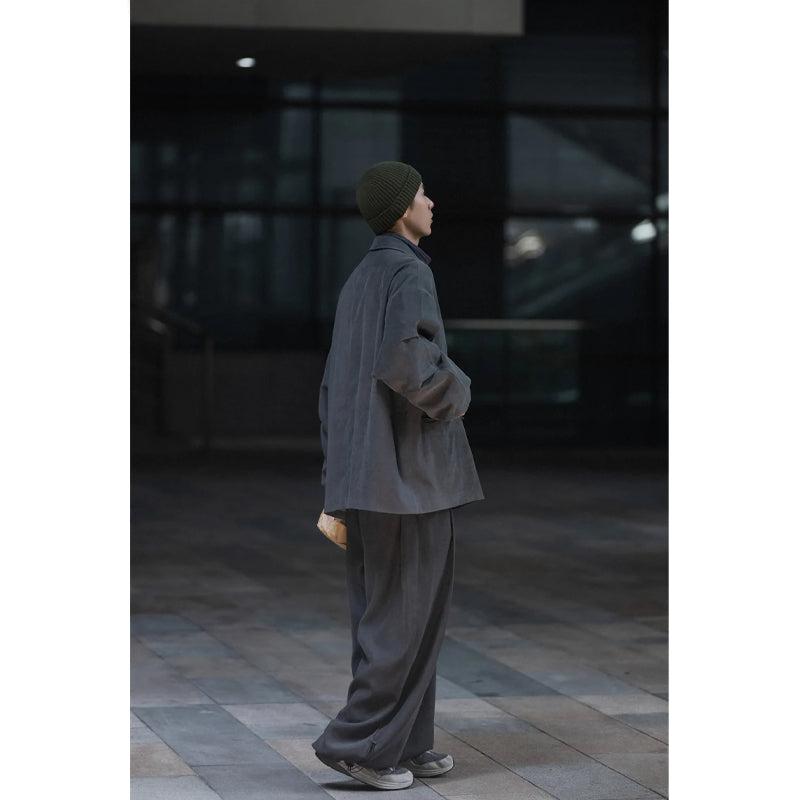 Men's oversized double breasted blazer, view 5 - MRSLM