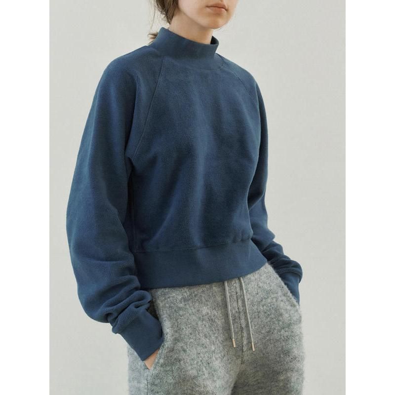 turtleneck cotton hoodie, view 3 - MRSLM