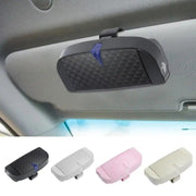 Compact car visor sunglasses and card holder, view 6 - MRSLM