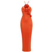 Halter flower dress, view 3 - MRSLM
