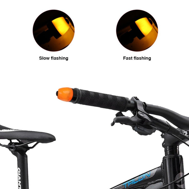 bicycle handlebar end light, view 6 - MRSLM