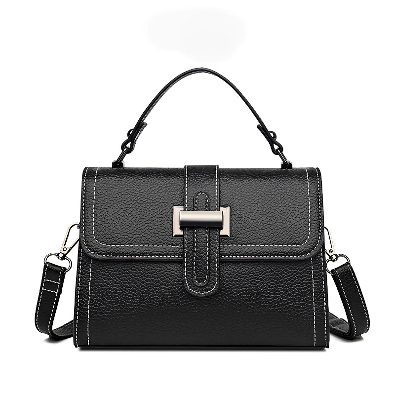 leather crossbody shoulder bag, view 3 - MRSLM