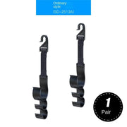 Adjustable car seat storage hooks, view 2 - MRSLM